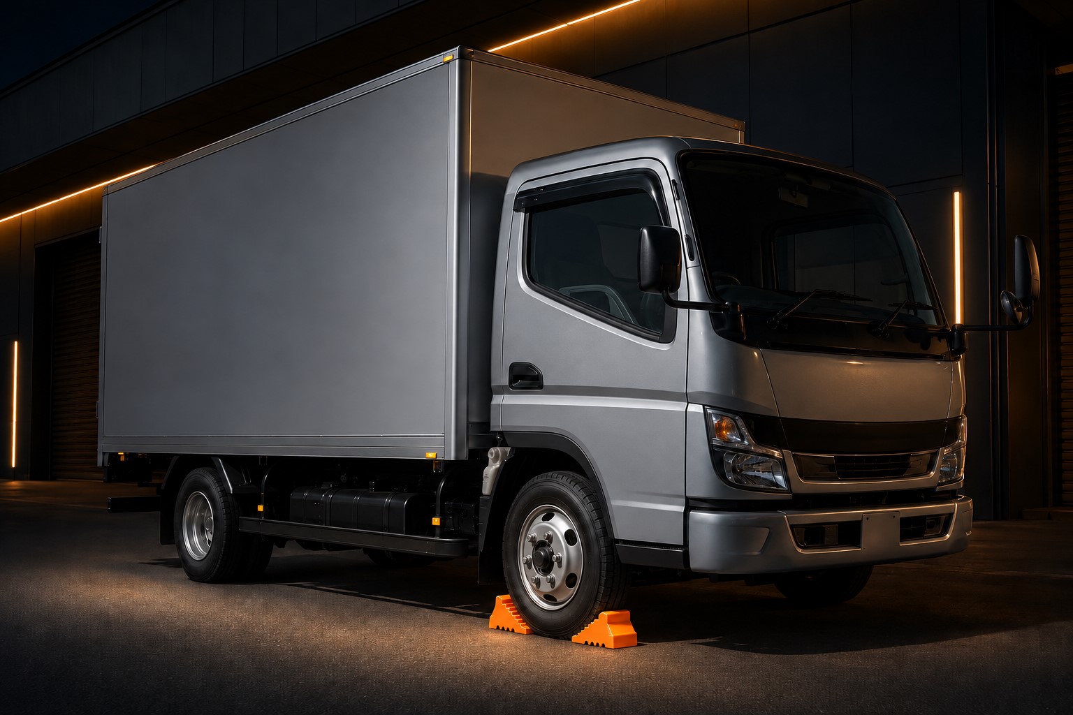 配送現場で使用するHOLDEN+タイヤストッパー